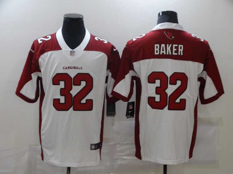 Men Arizona Cardinals 32 Baker White Nike Limited Vapor Untouchable NFL Jerseys
